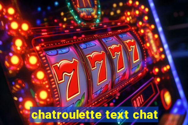 chatroulette text chat